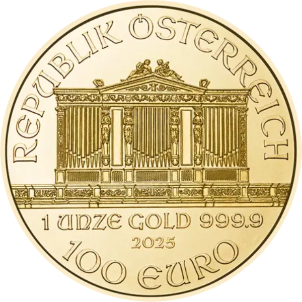 Philharmoniker 2025 troy ounce gouden munt