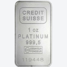 Platinum bar 1 troy ounce VAT free Switzerland
