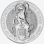 Queen's Beasts 2019 10 troy ounce zilveren munt Yale of Beaufort